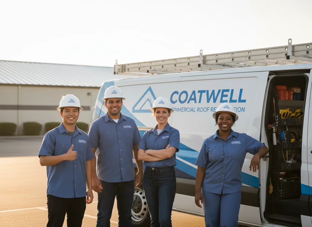 Commercial roof coating company in Pollok, TX